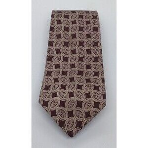Polo Ralph Lauren Men's Tie. Dark Red Silk Designer Necktie. 57 x 3 5/8"  EUC